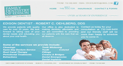 Desktop Screenshot of familydentistryedison.com